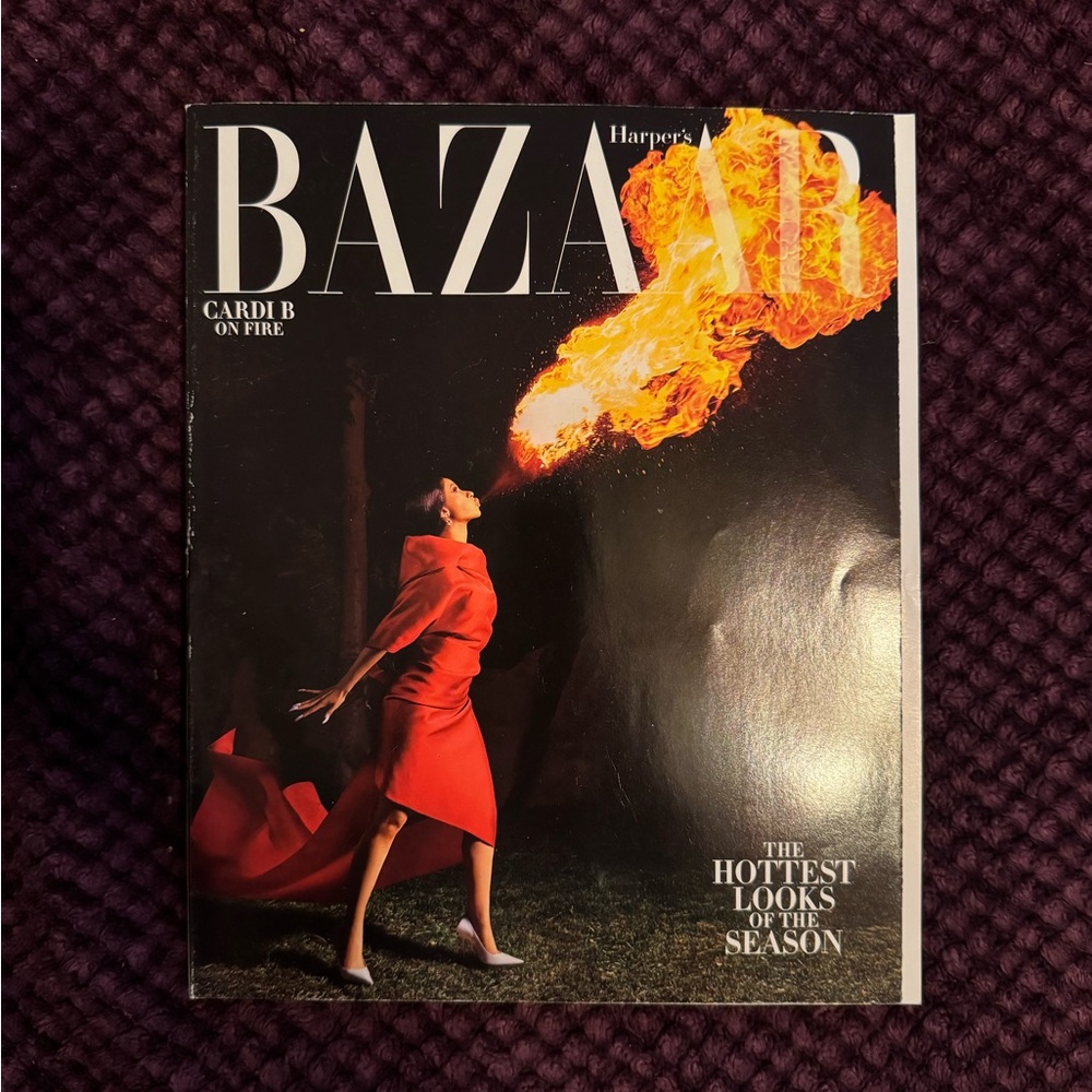 Cardi B Harper’s Bazaar Magazine March 2019